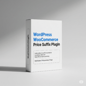 Woocommerce price suffix