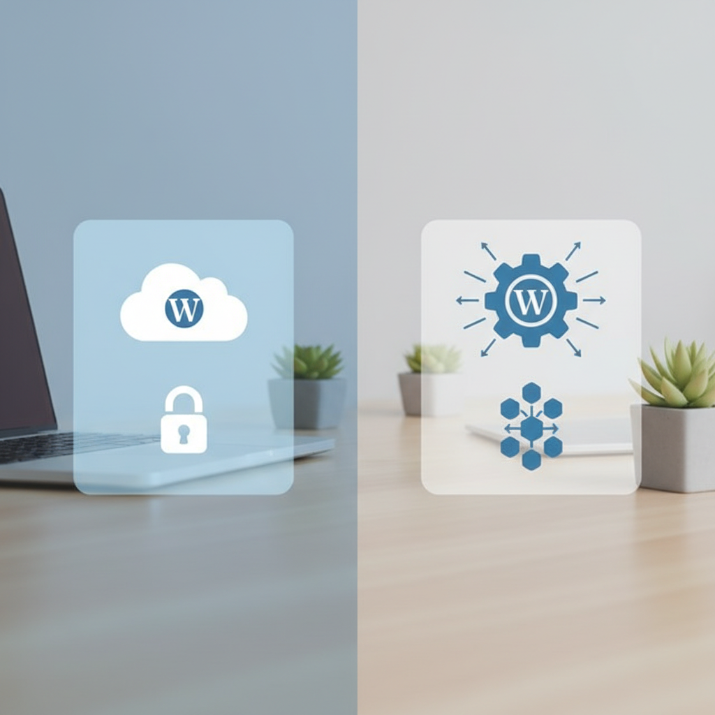 WordPress.com vs WordPress.org verschil voor ZZP