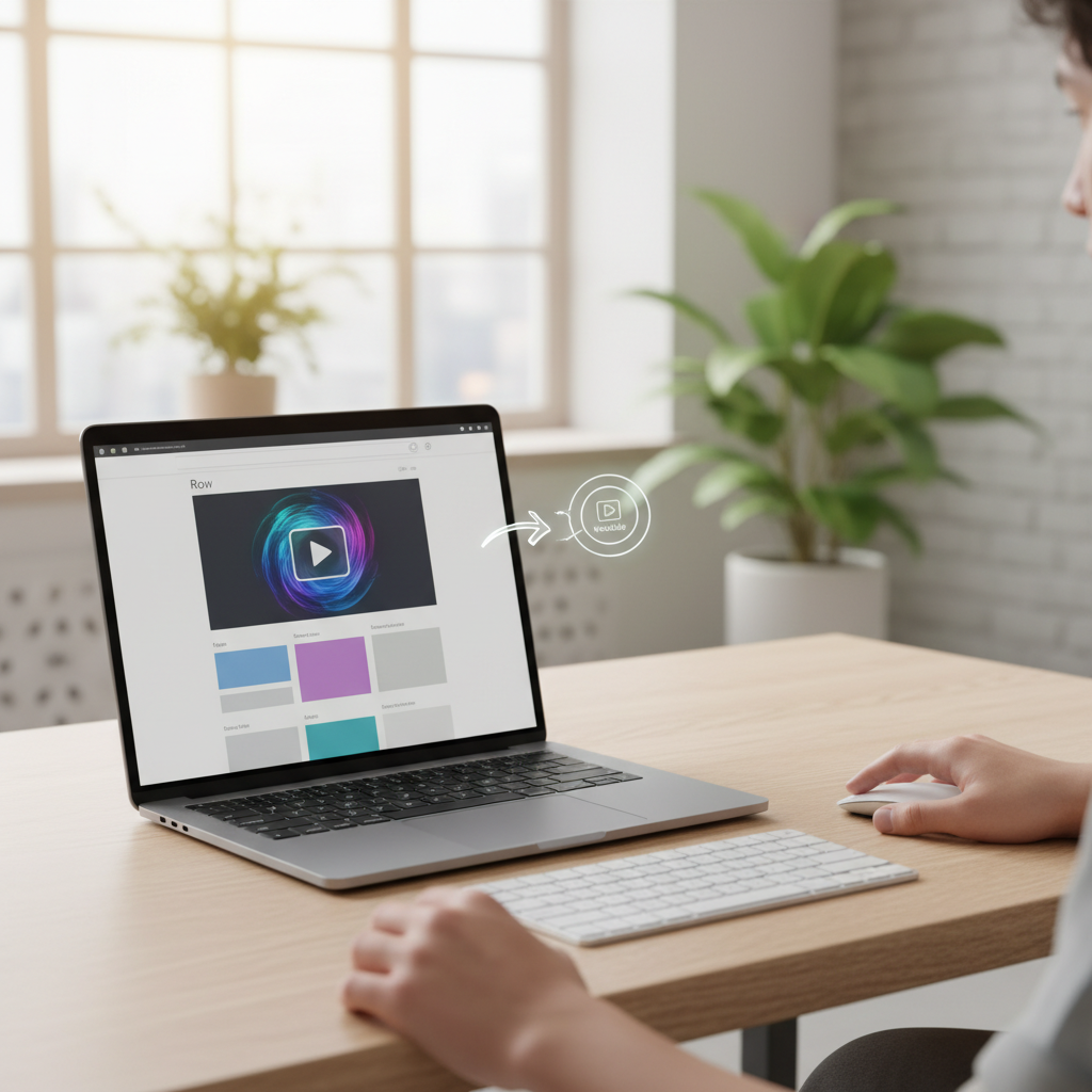 Divi achtergrond video toevoegen aan een rij